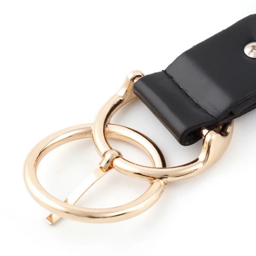 (Last 1) Double round buckle women’s belt - Picture 5 of 6